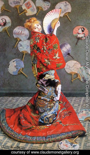 Claude Monet - Japan's (Camille Monet in Japanese Costume)