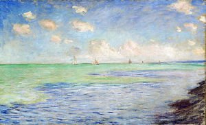 Claude Monet - The Sea at Pourville