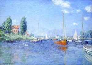 Claude Monet - Red Boats, Argenteuil, 1875 (oil on canvas)