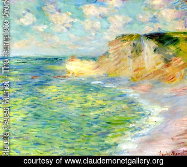 Claude Monet - Cliffs at Amont