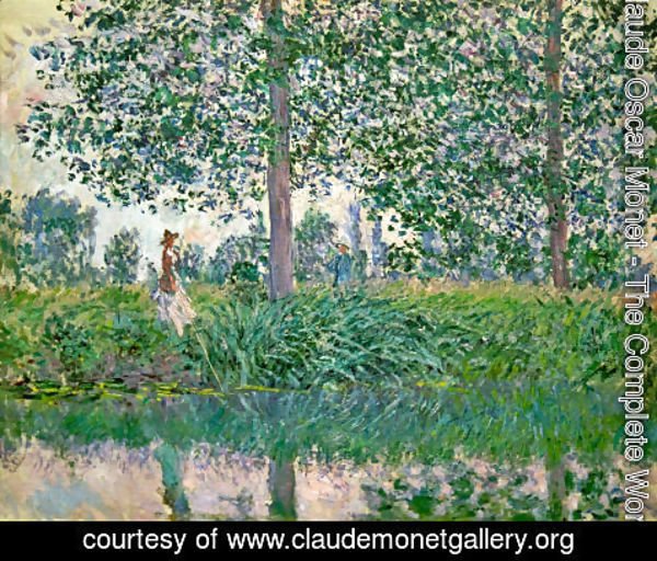Claude Monet - Fishing on the River Epte