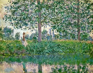 Claude Monet - Fishing on the River Epte