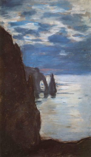 Claude Monet - Etretat, the Needle Rock and Porte d'Aval