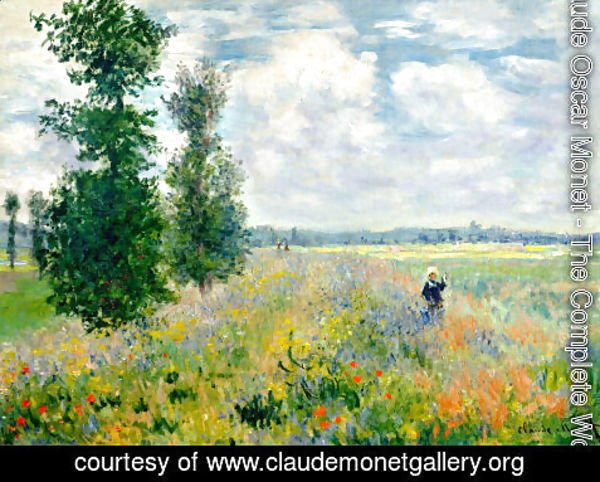 Claude Monet - Poppy Field, Argenteuil