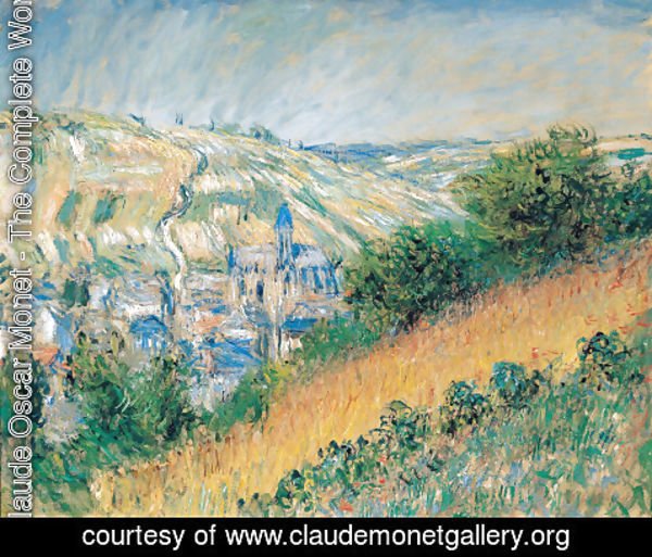 Claude Monet - View over Vetheuil 2