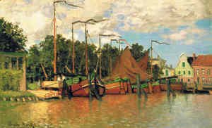 Claude Monet - Boats at Zaandam