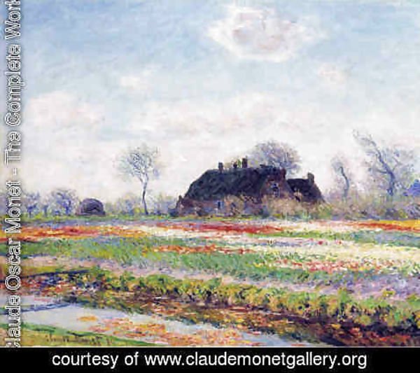 Claude Monet - Tulip Fields at Sassenheim, near Leiden