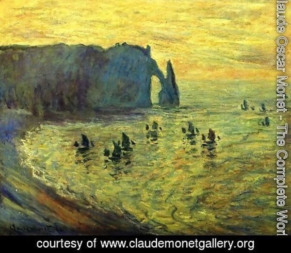 Claude Monet - The Cliffs at Etretat