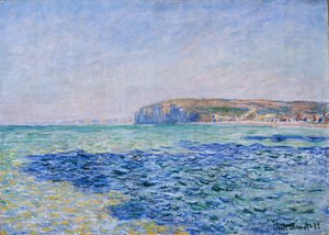 Claude Monet - Shadows on the Sea at Pourville