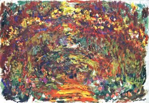 Claude Monet - Path under the Rose Trellises, Giverny
