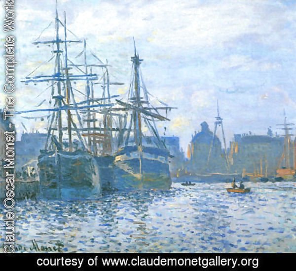 Claude Monet - The Havre, the trade bassin