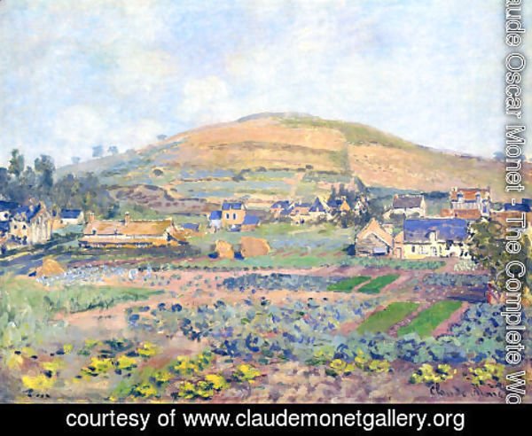 Claude Monet - The Mount Riboudet in Rouen at Spring