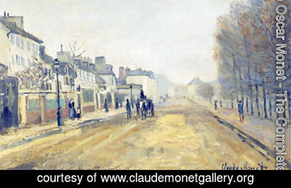 Claude Monet - The Boulevard Heloise in Argenteuil