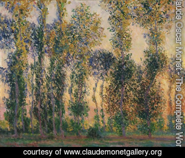 Claude Monet - Poplars at Giverny 2