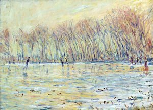 Claude Monet - Scaters in Giverny