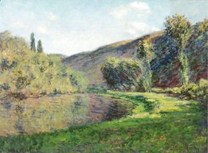 Claude Monet - The Arm of the Siene at Jeufosse, Afternoon