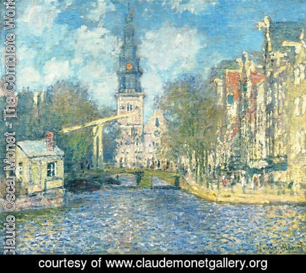 Claude Monet - Zuiderkerk in Amsterdam