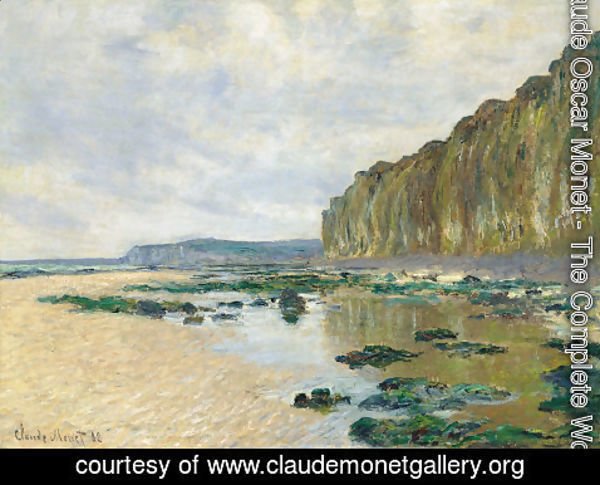 Claude Monet Low Tide at Varengeville Painting Reproduction