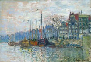 Claude Monet - Zaandam, The Dike