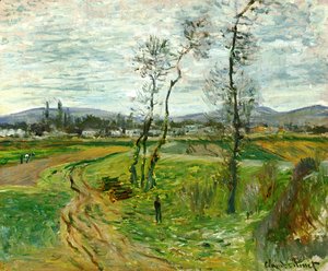Claude Monet - A Field At Gennevilliers