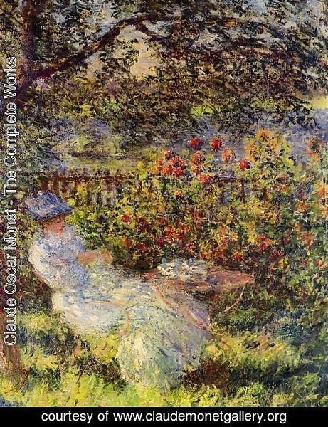 Claude Monet - Alice Hoschede In The Garden
