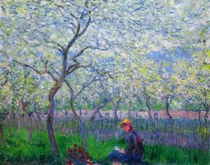 Claude Monet - An Orchard In Spring
