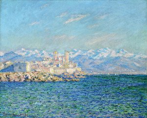 Claude Monet - Antibes  Afternoon Effect