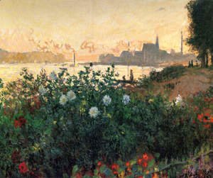 Argenteuil  Flowers By The Riverbank