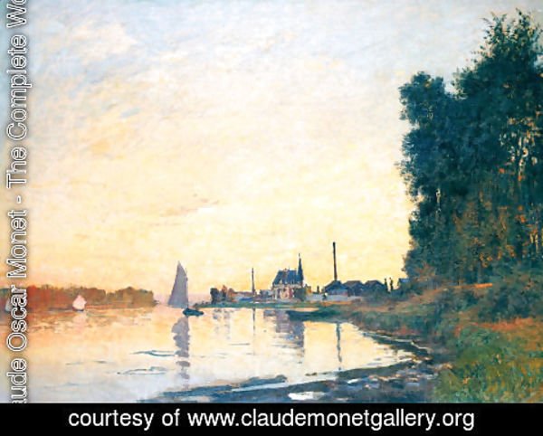 Claude Monet - Argenteuil  Late Afternoon