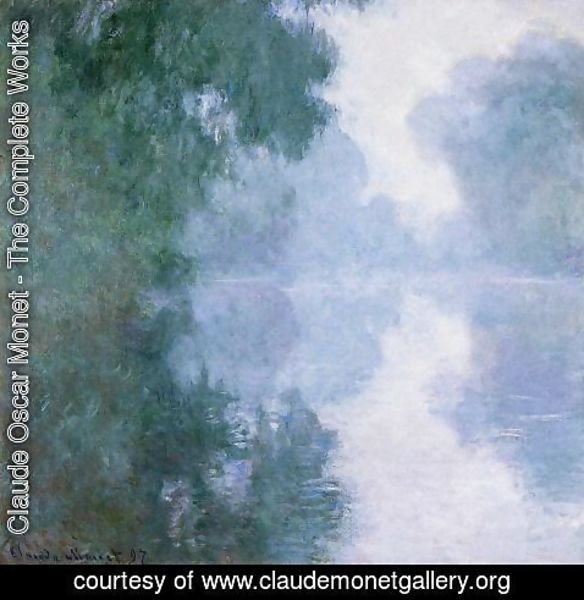 Claude Monet - Arm Of The Seine Near Giverny In The Fog2