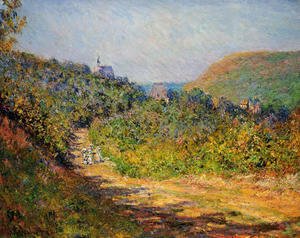 Claude Monet - At Les Petit Dalles