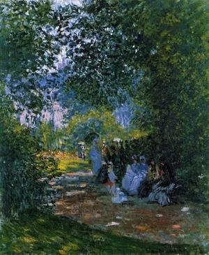 Claude Monet - At The Parc Monceau