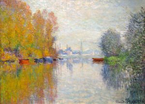 Claude Monet - Autumn On The Seine At Argenteuil