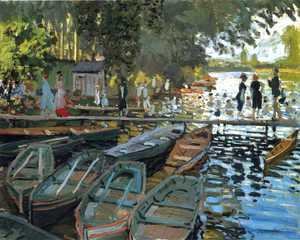 Claude Monet - Bathers At La Grenouillere