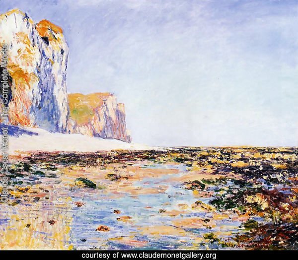 Beach And Cliffs At Pourville  Morning Effect