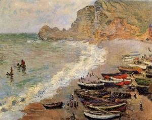Claude Monet - Beach At Etretat