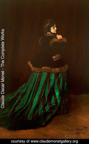 Claude Monet - Camille Aka The Woman In A Green Dress
