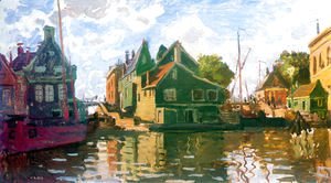 Claude Monet - Canal In Zaandam