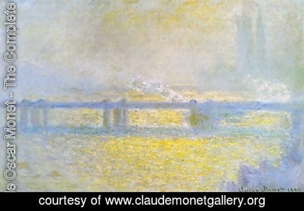 Claude Monet - Charing Cross Bridge  Overcast Weather