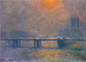 Claude Monet - Charing Cross Bridge  The Thames