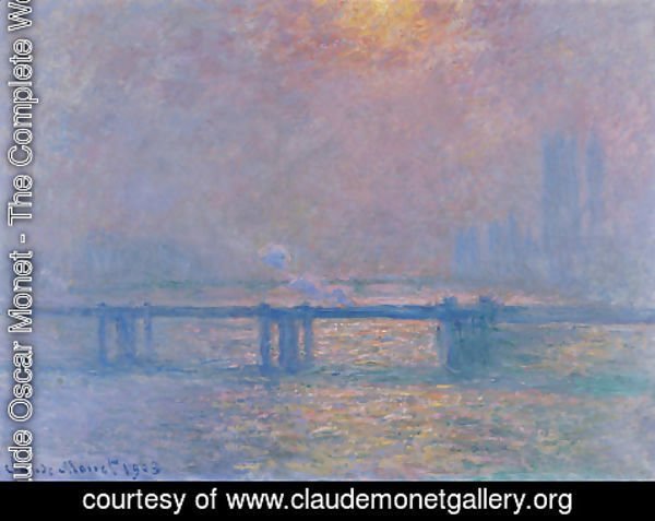 Claude Monet - Charing Cross Bridge  The Thames2