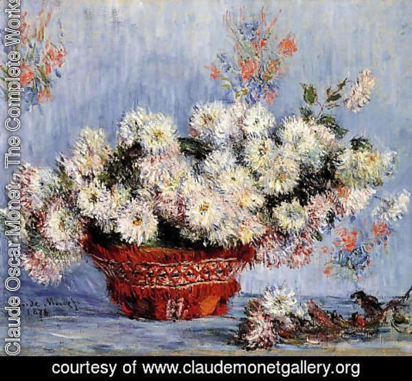 Claude Monet - Chrysanthemums2