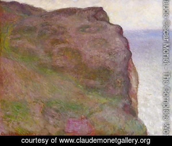 Claude Monet - Cliff At Petit Ailly  At Varengeville