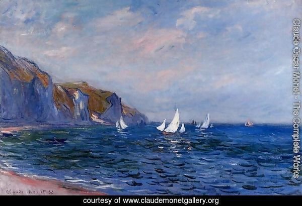 Cliffs And Sailboats At POurville