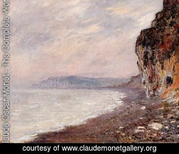 Claude Monet - Cliffs At Pourville In The Fog