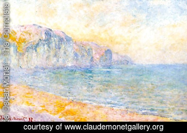 Claude Monet - Cliffs At Pourville  Morning