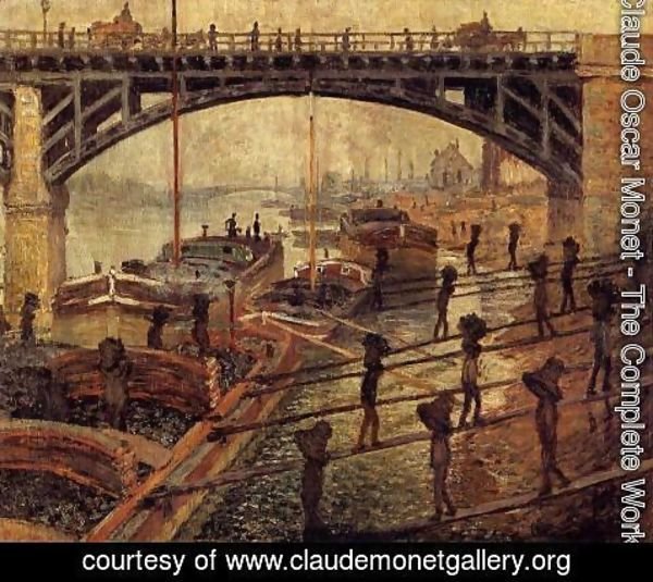 Claude Monet - Coal Dockers
