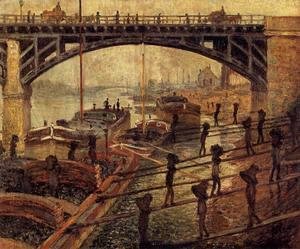 Claude Monet - Coal Dockers
