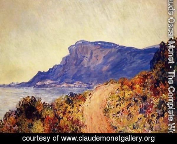 Claude Monet - Coastal Road At Cap Martin  Near Menton