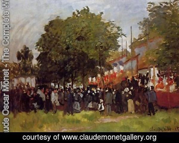 Claude Monet - Fete At Argenteuil